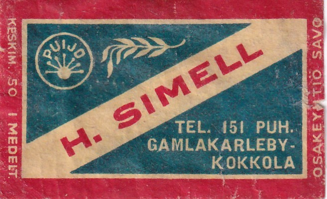 Kokkola, H. Simell ,  Osakeyhtiö Savo  s3