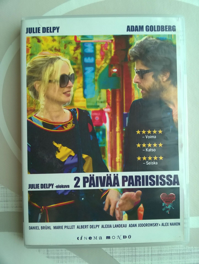 2 Päivää Pariisissa DVD