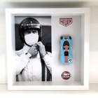 24h Le Mans - Steve McQueen - Porsche - 3D Framed Display - pikkukuva 1