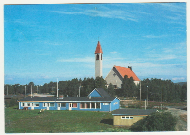 Enontekiö kirkko Lappi erikoisleima