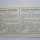 Mainoskortti Atelier Universal Axel Strandberg Helsinki 1902 - pikkukuva 2