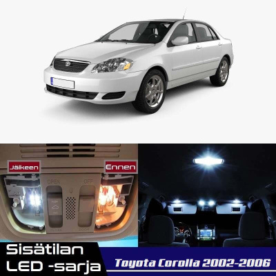 Toyota Corolla (MK9) Sisätilan LED-sarja 6-osain