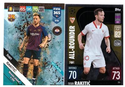 2 x ICAN RAKITIC Barcelona, Sevilla, Jalkapallo