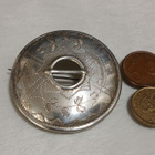 Vintage Kansallispukuun 1925.Kansallispuvun solki rintakoru - pikkukuva 2
