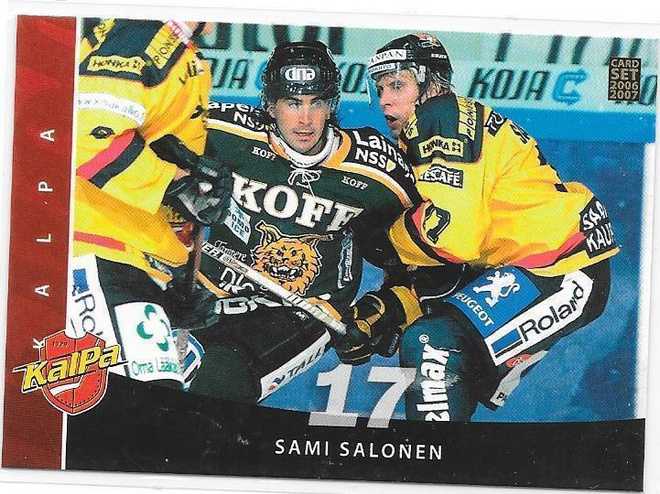 2006-07 CardSet #89 Sami Salonen Kalpa