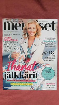 ME NAISET 36/2018 ja KODIN KUVALEHTI 17--19 /2018 ja 15/2020