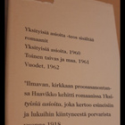 Paavo Haavikko: Yksityisiä asioita - pikkukuva 4