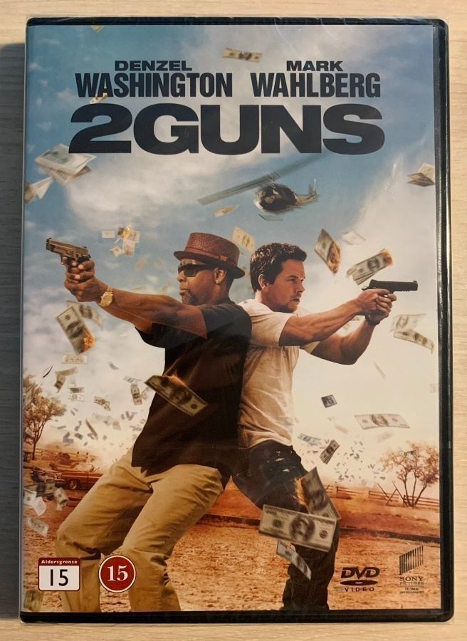 2 Guns (2013) Denzel Washington & Mark Wahlberg (UUSI)