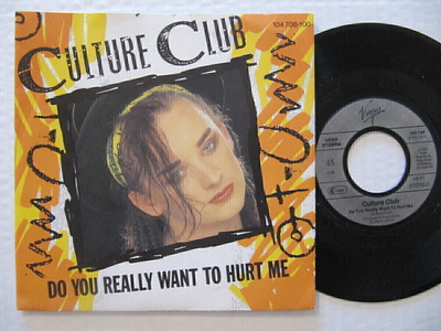 Culture Club Do You Really Want To 7" sinkku Eril. painos