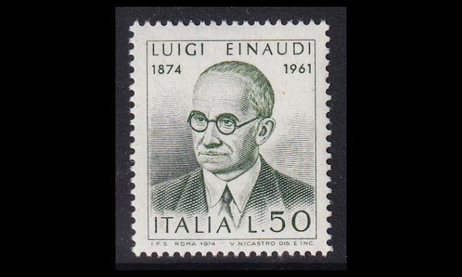 Italia 1437 ** Luigi Einaudi (1974)