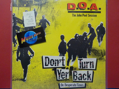 D.O.A. - DON'T TURN YER BACK (ON DESPERATE..) EX+/EX+ 12"EP