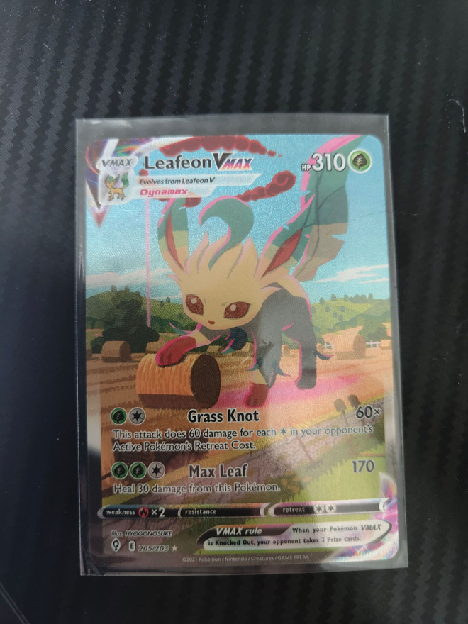 Leafeon VMAX Secret Rare 205/203 - SW&SH Evolving Skies