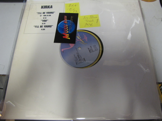 KIRKA-ILL BE YOURS 12'' MAXI '87 PAINOS EX+/EX