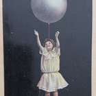 Lapsi iloitsee ilmapallosta, onnittelupk, p. 1908 - pikkukuva 1