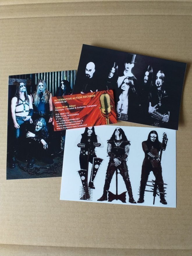 BLACK METAL valokuva 3kpl 9cm x 13cm #1