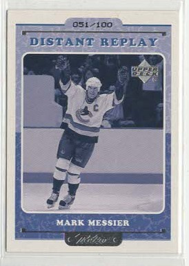 Mark Messier 99-00 UD Retro Distant Replay DR6 xxx/100