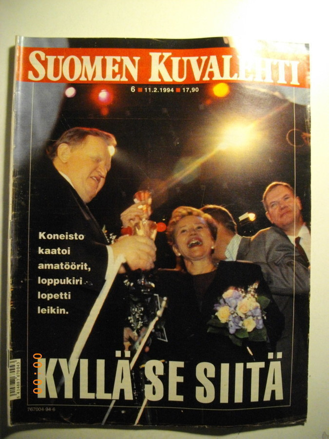 Suomen Kuvalehti Nro 6/1994 (29.12)