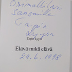 Tapio Lyyra : Elävä mikä elävä (signeerattu, tekijän omiste) - pikkukuva 3