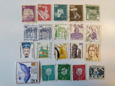 Postimerkki Saksa 20 erilaista