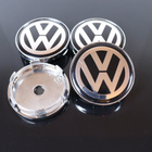 Volkswagen vannekeskiöt – Kromi-Musta – 60mm (4kpl sarja) - pikkukuva 5