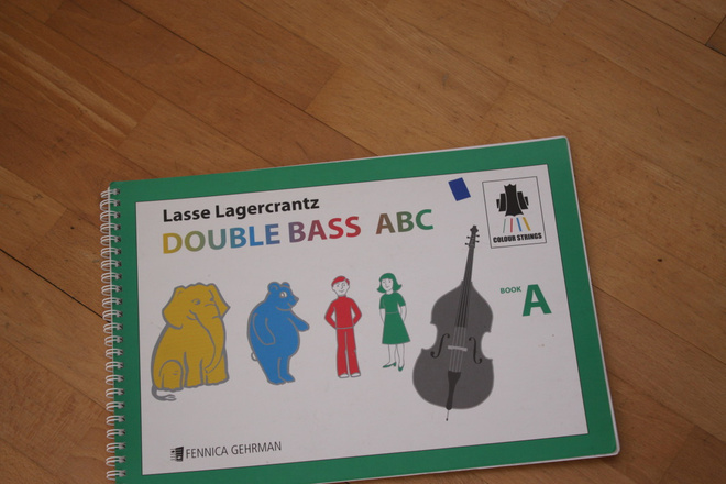 Lasse Lagercrantz Colourstrings Double Bass ABC (Book A)  Y1