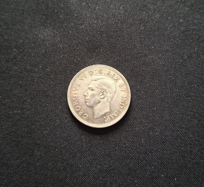 Canada 25cents 1937 Hopeaa