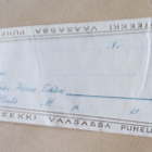 Apteekkiresepti, Vaasa, 1:en Apteekki, S. Brander, blanco - pikkukuva 1