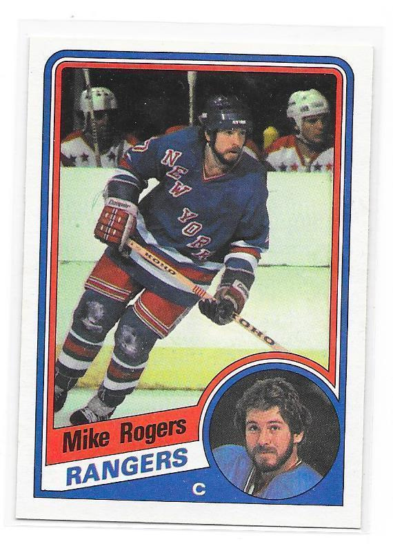 1984-85 OPC #152 Mike Rogers New York Rangers