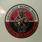 Mikkelin Karjalaiset RY 1940, 50V seinälautanen, Kermansavi - pikkukuva 2