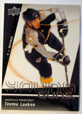 TEEMU LAAKSO Young Guns Upper Deck 2009-10