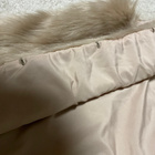 BERSHKA nude puuteri roosa tekoturkis liivi M - pikkukuva 5