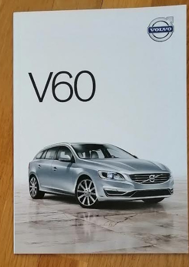 2013 Volvo V60 esite - KUIN UUSI - suom - 38 siv