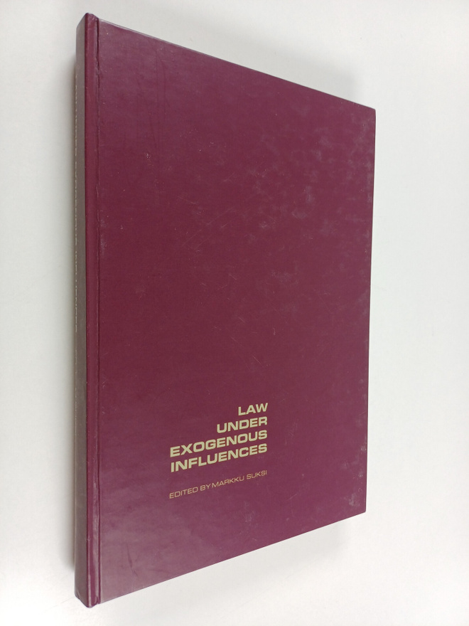 Markku Suksi : Law under exogenous influences