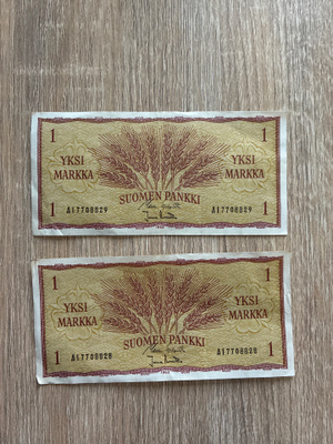 2kpl markan seteleitä