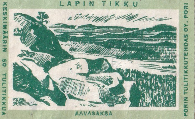 Aavasaksa , Lapin  Tikku   b521