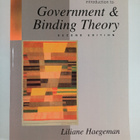Liliane M. V. Haegeman : Introduction to government and b... - pikkukuva 1