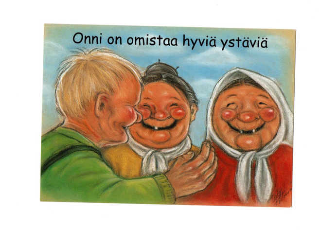 °°ONNI ON OMISTAA HYVIÄ YSTÄVIÄ°° -KORTTI / Hörölä
