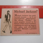 K14 Purkkakuva Topps Michael Jackson # 33 - pikkukuva 2