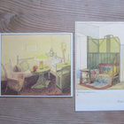 TAIDETEOLLISUUSMUSEO.....2 Louis Sparren piirt. korttia. - pikkukuva 1