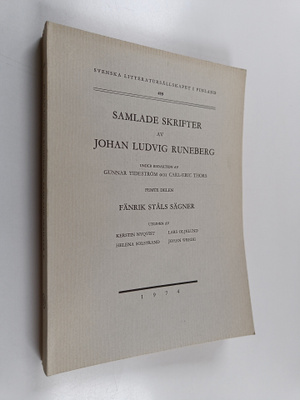 Samlade skrifter av Johan Ludvig Runeberg : Femte delen :...