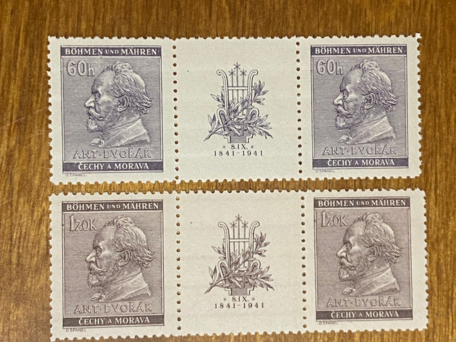 SAKSA BÖHMEN MÄHREN ANTONIN DVORAKIN SYNTYMÄSTÄ 100 VUOTTA**