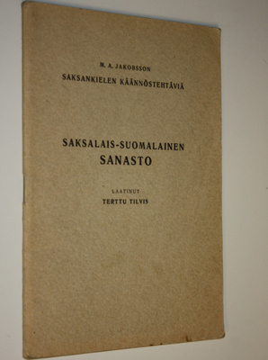 M. A. Jakobsson : Saksankielen käännöstehtäviä : saksalai...