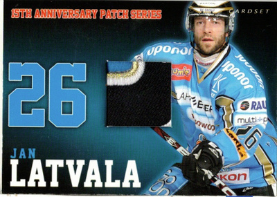 2013-14 Cardset  JAN LATVALA Pelicans Patch