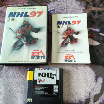 NHL97 pelimoduli Sega Mega Driveen