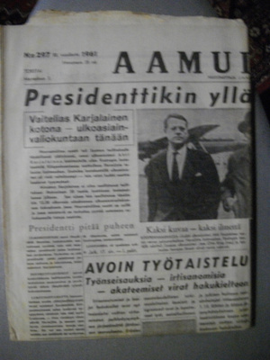 Aamulehti Nro 297/2.11.1961 (29.12)