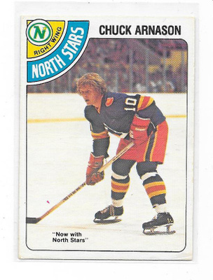 1978-79 OPC #389 Chuck Arnason , Minnesota North Stars
