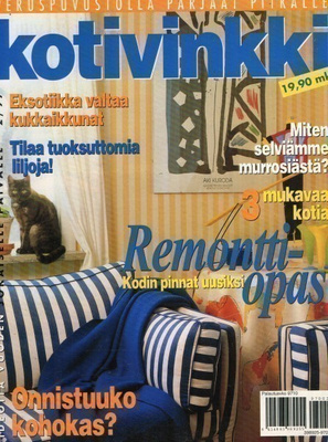 Kotivinkki n:o 2 1997 Värikästä vanhaan puutaloon. Yksiön nä
