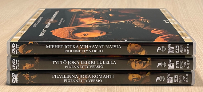 Stieg Larsson: MILLENNIUM-trilogia (6DVD) Pidennetty versio!