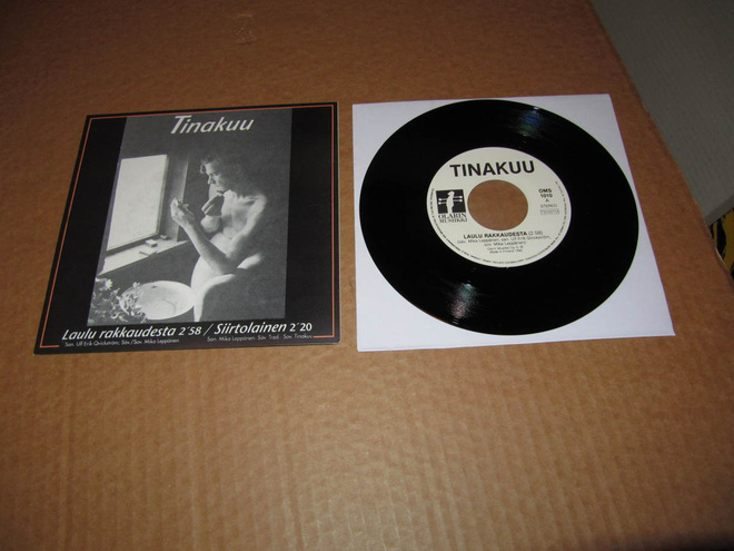 Tinakuu 7" Laulu Rakkaudesta, PS v.1990 MINT!