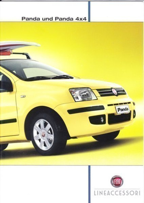 Fiat Panda lisävarusteet -esite, 2013